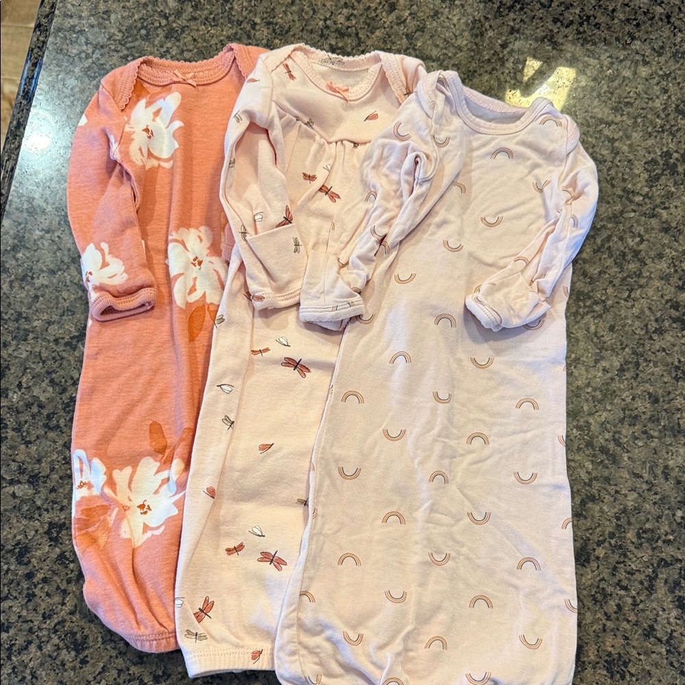 Carters Preemie gowns